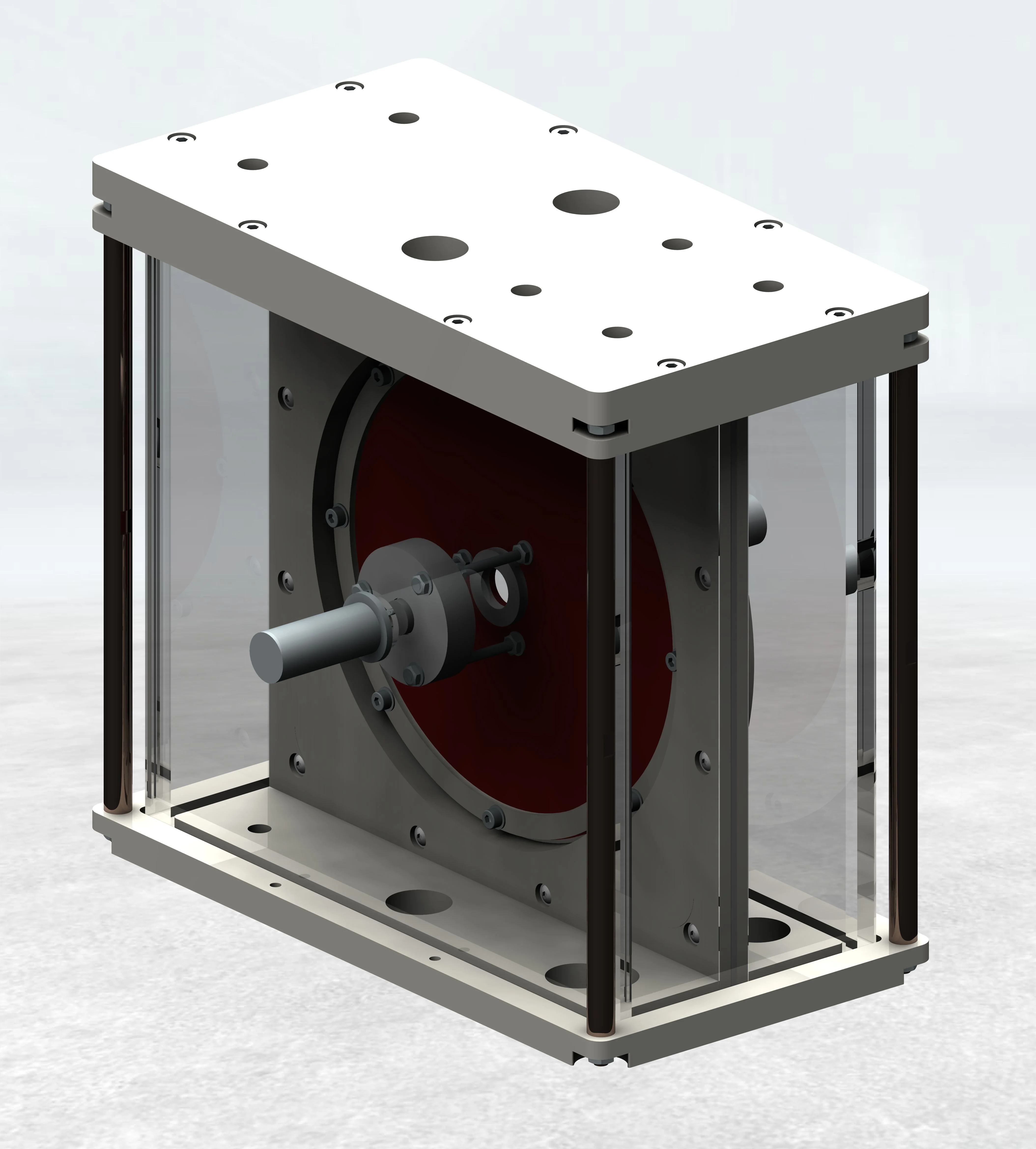 Occluder hydrodynamic test setup